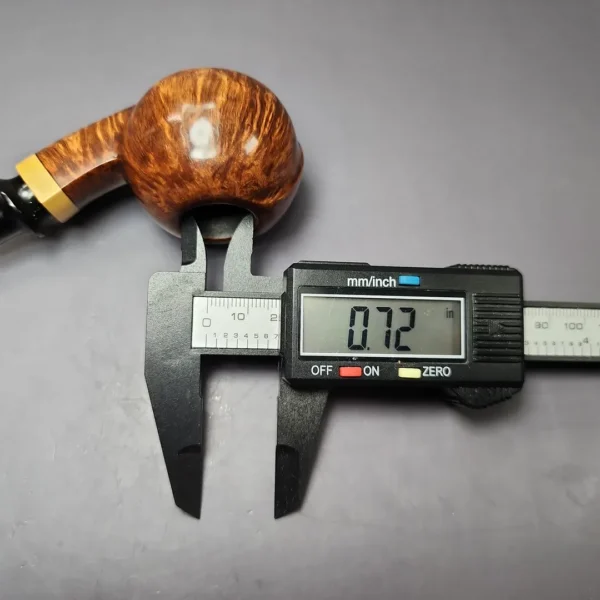 Massimo Damini Smooth Asymmetric Blowfish w/ Boxwood Estate Briar Pipe, Unsmoked - Image 12