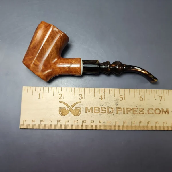 Edward's XL Smooth Freehand Dublin w/ Acrylic Estate Briar Pipe, American Estates - Image 13