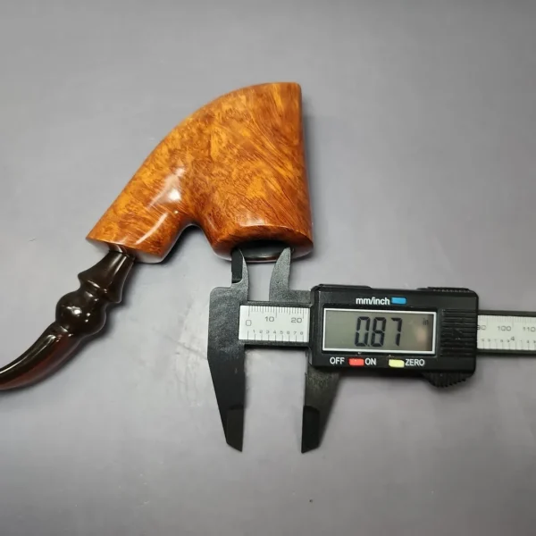 Edward's Magnum Smooth Freehand Pickaxe Estate Briar Pipe, American Estates - Image 13