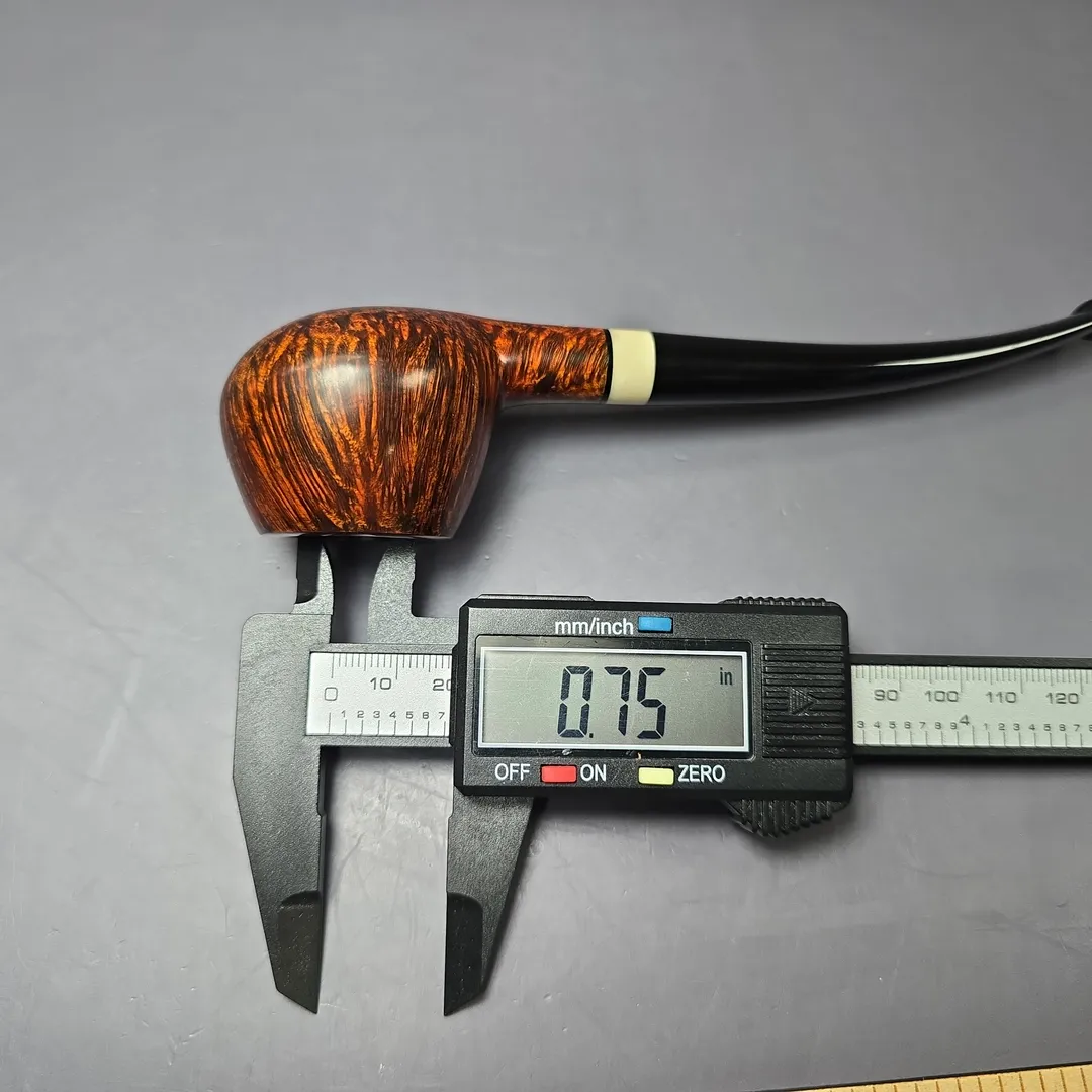 Davide Iafisco Smooth Prince w/ Antler Estate Briar Pipe, Italian Estates - Image 12