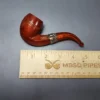 19th c. CPF Best Make Real Amber Bent Bulldog Estate Briar Pipe, Unsmoked - Image 12