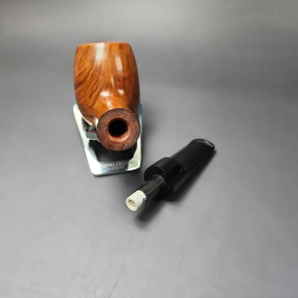 Design Berlin XL Spot Carved Billiard Estate Briar Pipe, Unsmoked, 9mm - Image 12