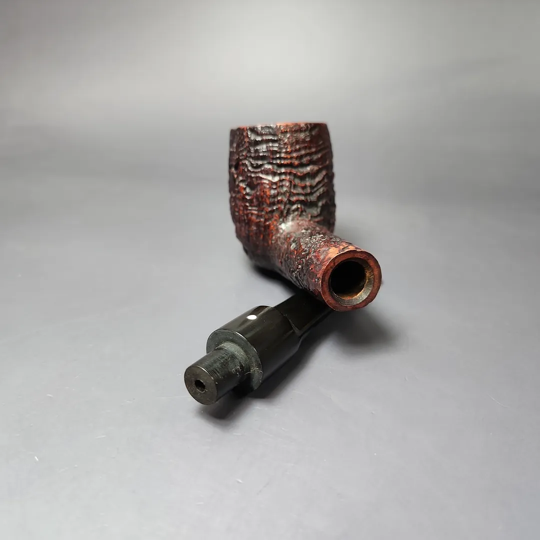 Dunhill 1964 Shell Briar LB Sandblasted Billiard Estate Briar Pipe, English Estates - Image 12