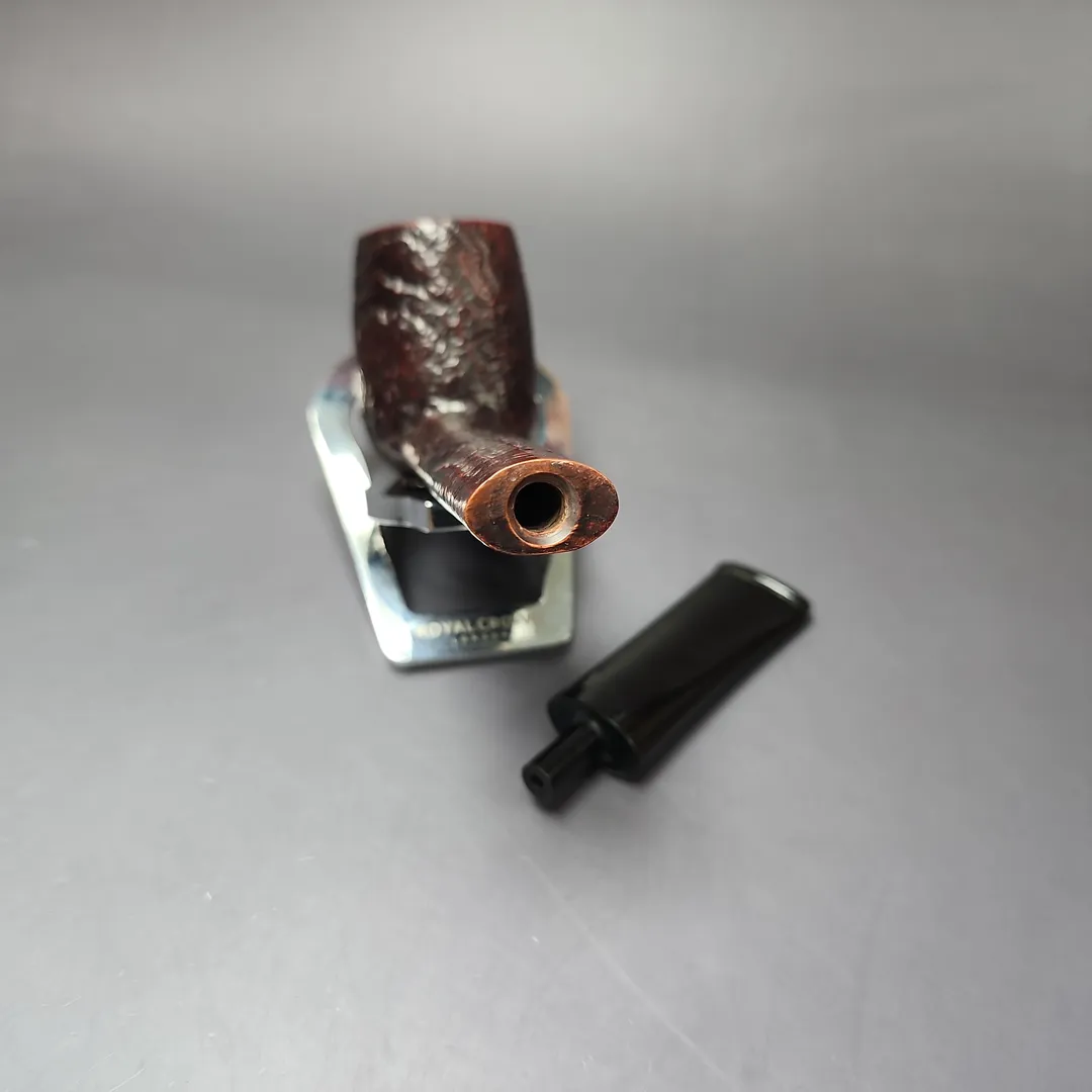 Dunhill 1978 Shell Briar 61091 Sandblasted Canadian Estate Briar Pipe, English Estates - Image 12