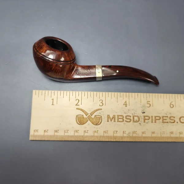 Dunhill 1990 Chestnut 3108 Smooth Bulldog w/ 9kt Gold Estate Briar Pipe, English Estates - Image 12