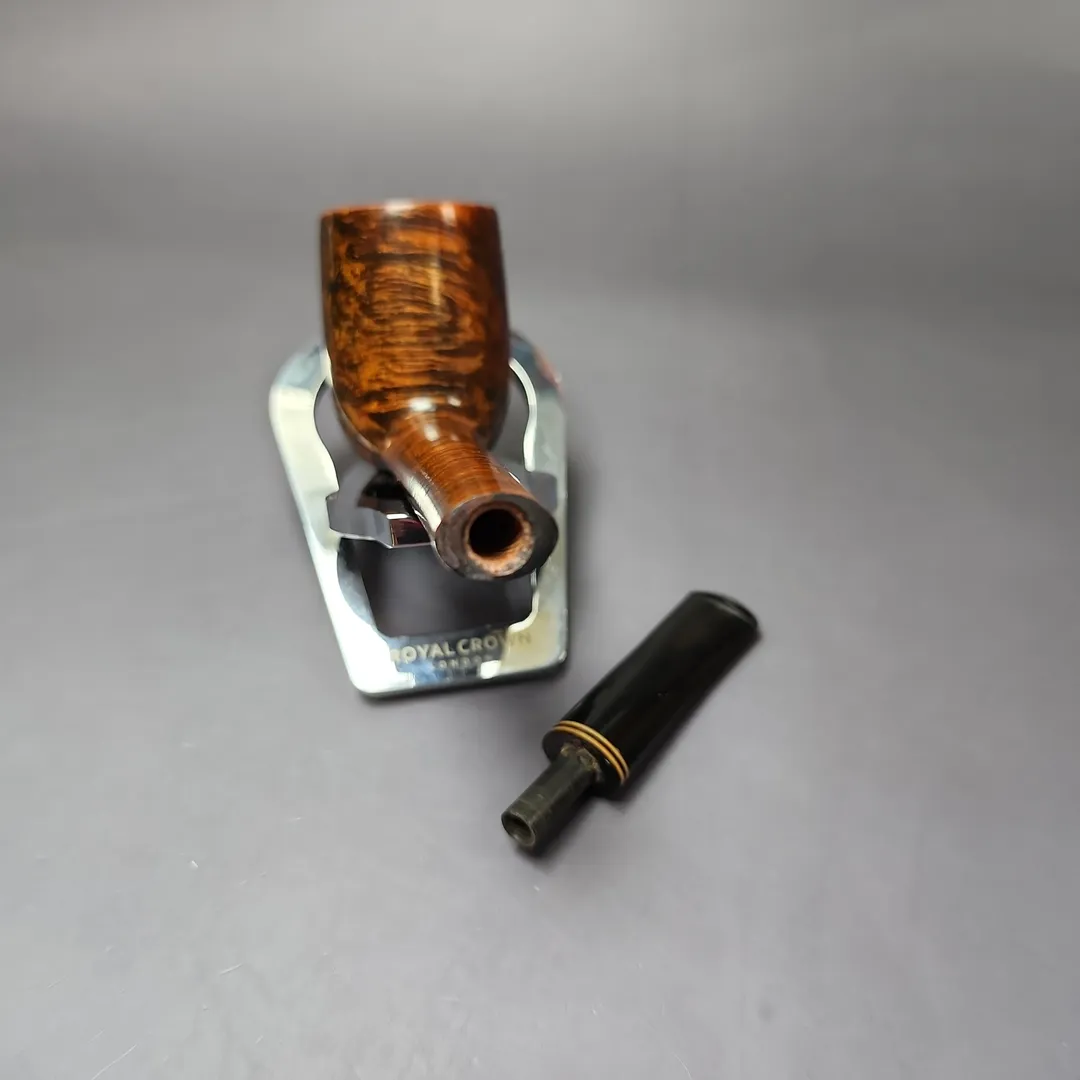 Mina Pipes Smooth Canadian w/ Boxwood Estate Briar Pipe, Unsmoked - Image 12