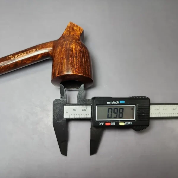 James Upshall A Grade EXL Smooth Standing Dublin Estate Briar Pipe, Unsmoked - Image 12