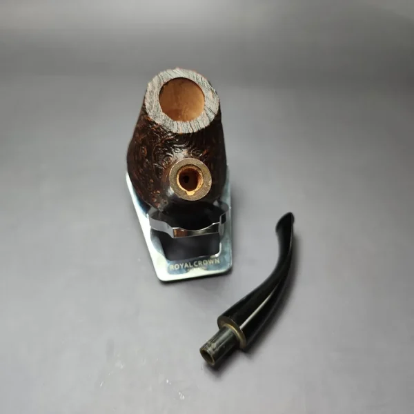 Mina Pipes Sandblasted Volcano Estate Strawberry Briar Pipe, Unsmoked - Image 12
