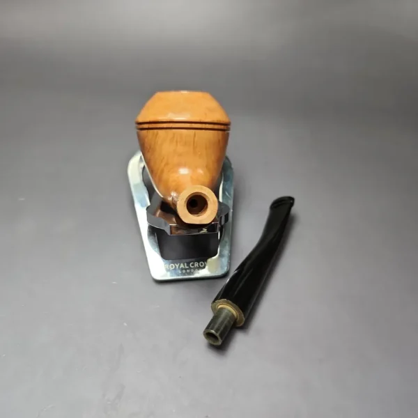 Mina Pipes Smooth Rhodesian Estate Briar Pipe, Unsmoked - Image 12