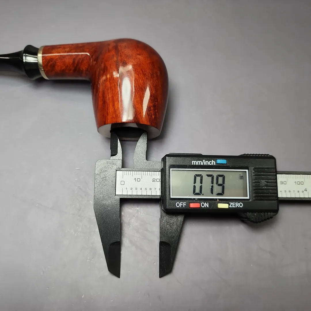 Vauen 3311 Smooth Straight Brandy Estate Briar Pipe, Unsmoked, 9mm - Image 12