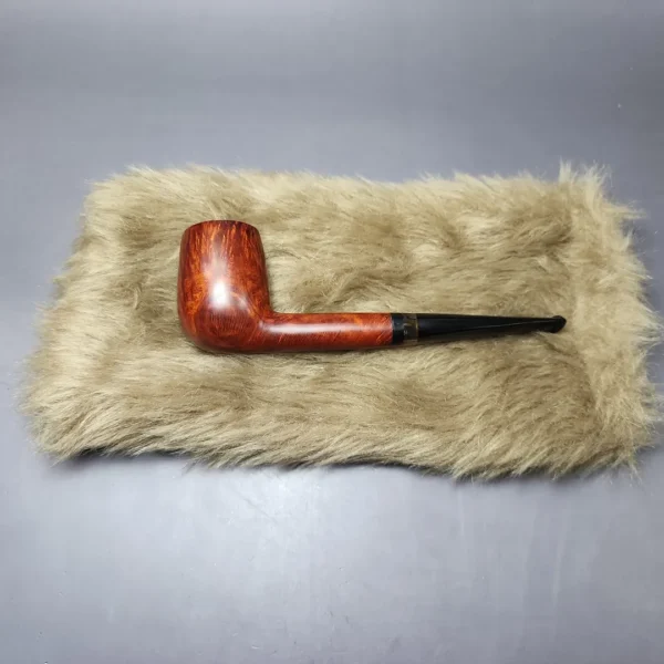 BST (Todd Bannard) One Foot Grade Smooth Billiard w/ Horn Estate Briar Pipe, Unsmoked - Image 12