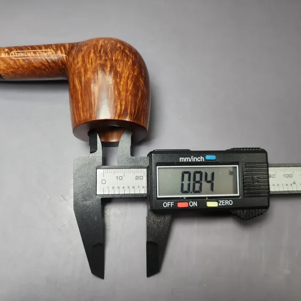 James Upshall B Grade Group 6 Smooth Billiard Estate Briar Pipe, Unsmoked - Image 12