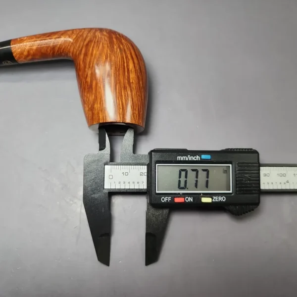 James Upshall B Grade Ex.L Smooth Egg Estate Briar Pipe, Unsmoked - Image 12