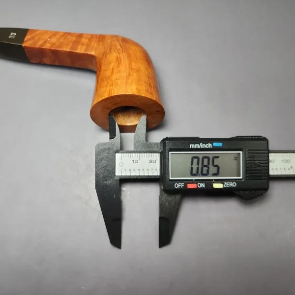 Castleford (Colin Fromm) XL Smooth Panel Shank Zulu Estate Briar Pipe, Unsmoked - Image 12