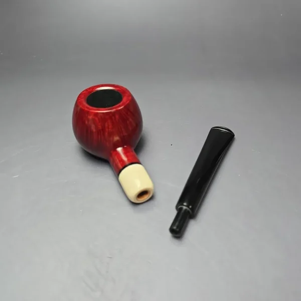 Luiz Lavos Smooth Prince w/ Ivorite Estate Briar Pipe, Unsmoked - Image 12