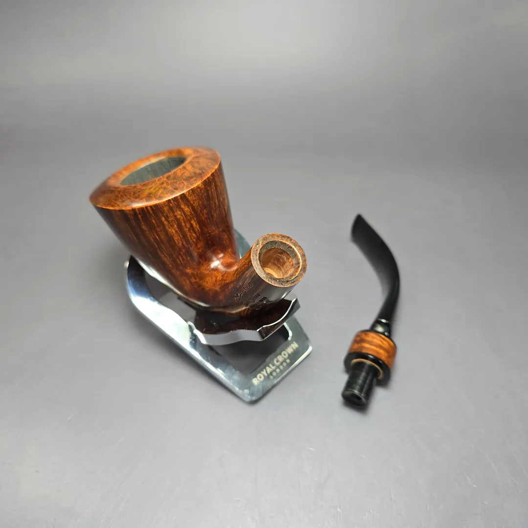 Ser Jacopo Gem Series Granato Smooth Dublin Estate Briar Pipe, Unsmoked - Image 12