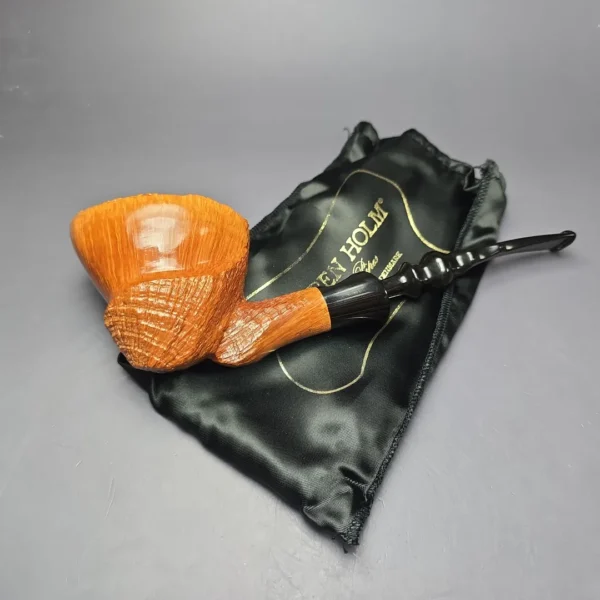 Preben Holm Delight XL Partially Sandblasted Freehand Estate Briar Pipe, Unsmoked - Image 12