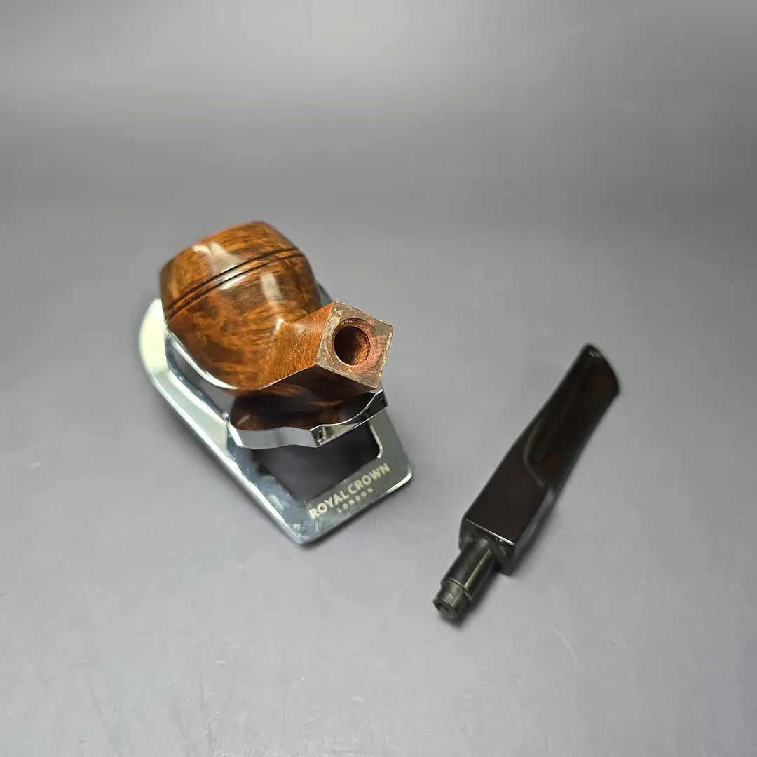 GBD Pre-1980s Ebony 2006 Smooth Bulldog Estate Briar Pipe, Unsmoked - Image 12