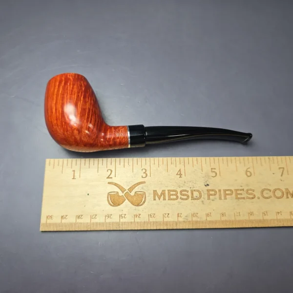 Mastro de Paja Dolce Vita L 03 Smooth Brandy Estate Briar Pipe, Unsmoked, 9mm - Image 12