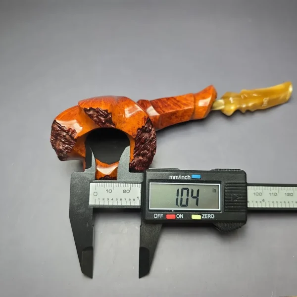 Preben Holm Fancy Grade 300 Smooth Freehand Estate Briar Pipe, Unsmoked - Image 12