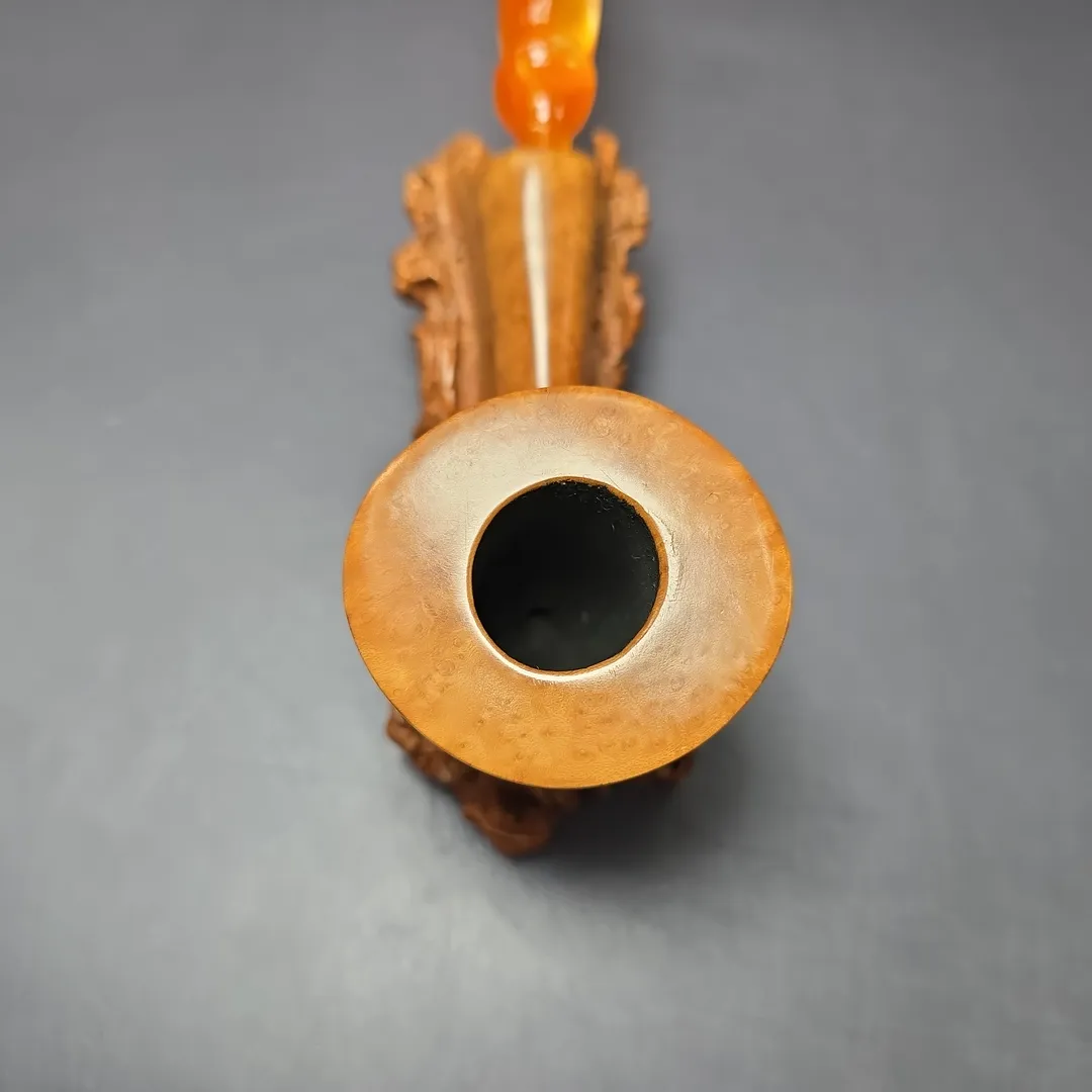 Micoli (Robert Burns) Special Selection XL Freehand Estate Briar Pipe, Unsmoked - Image 12