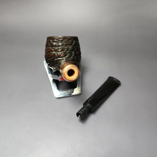 4th Generation (by Ascorti) Forza Grappa 1931 Rusticated Apple Estate Briar Pipe, Unsmoked - Image 12