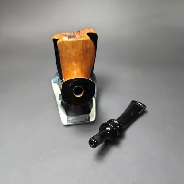 Nording Spiral Natural Smooth Freehand Estate Briar Pipe, Unsmoked - Image 12