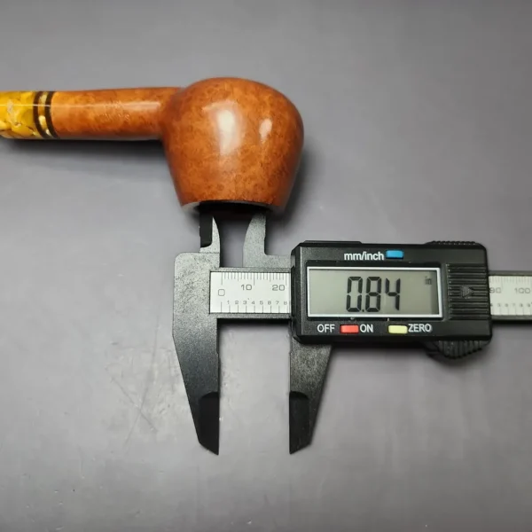 Savinelli Miele 344 KS Smooth Brandy Estate Briar Pipe, Italian Estates, 6mm - Image 12