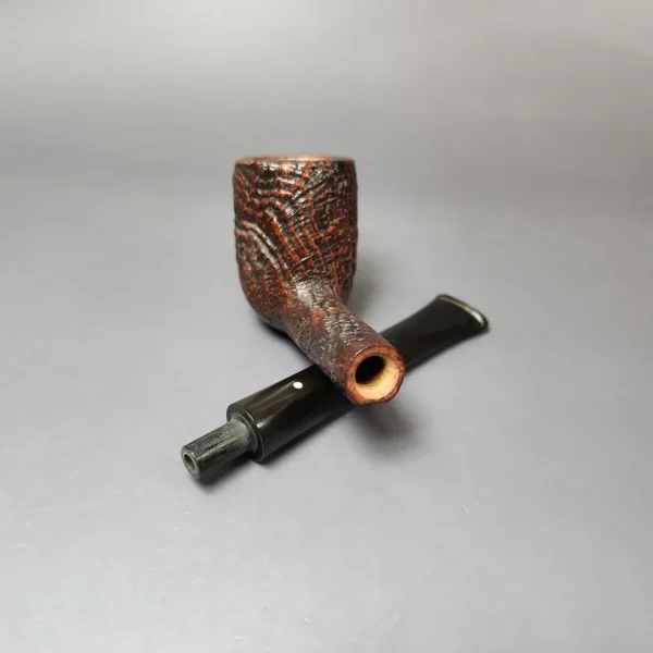 Dunhill 1960 Shell Briar 251 Sandblasted Billiard Estate Briar Pipe, English Estates - Image 12