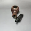 Savinelli Sitting 320 KS Rusticated Author Estate Briar Pipe, Italian Estates - Image 12
