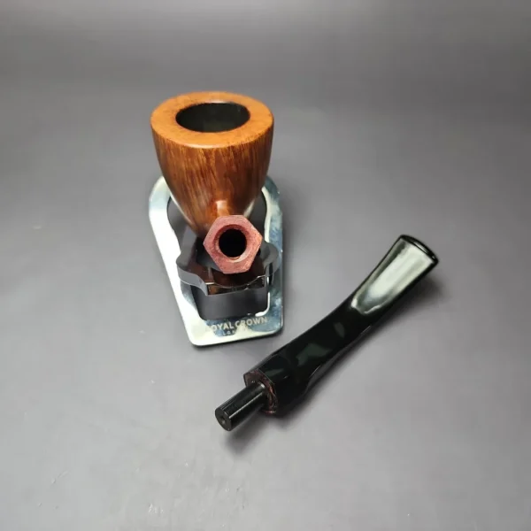 Preben Holm Wengholt Unique Straight Grain Smooth Freehand Estate Briar Pipe, Danish Estates - Image 12