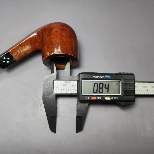 Sasieni 4 Dot Walnut 55 Smooth Bent Pot Estate Briar Pipe, English Estates - Image 12