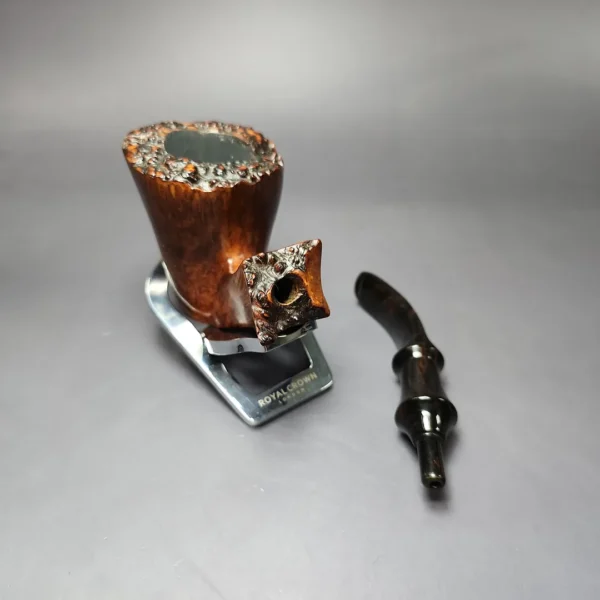 Preben Holm Rungsted Norseman XL Smooth Freehand Estate Briar Pipe, Unsmoked - Image 12