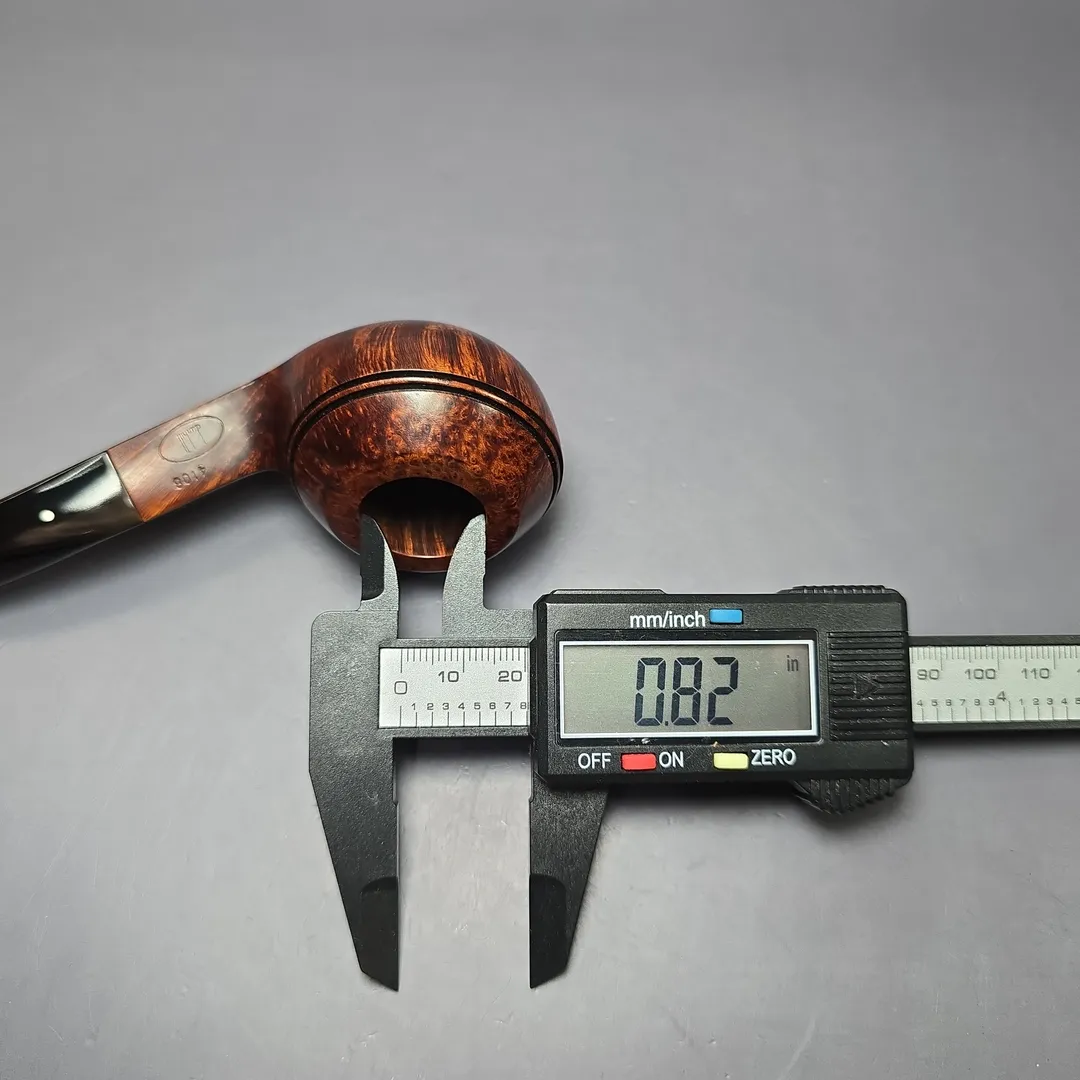 Dunhill 2004 Amber Root 4108 Bent Bulldog Estate Briar Pipe, Unsmoked - Image 13