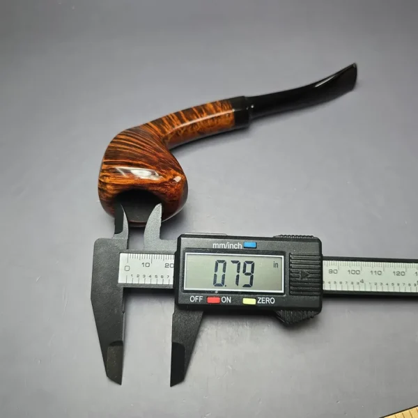 WO Larsen Birds Eyes Grade F Smooth Cobra Estate Briar Pipe, Danish Estates - Image 13