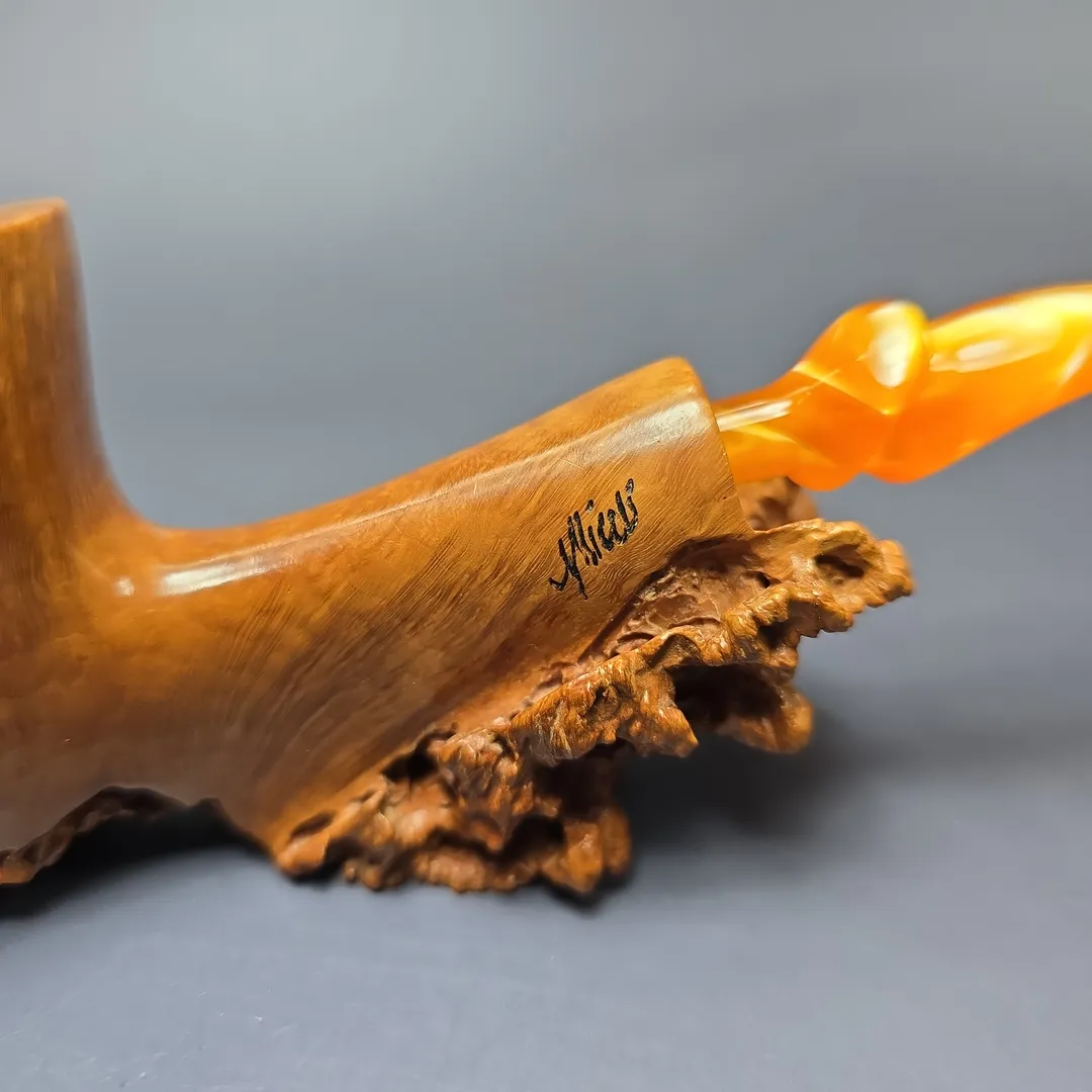 Micoli (Robert Burns) Special Selection XL Freehand Estate Briar Pipe, Unsmoked - Image 13