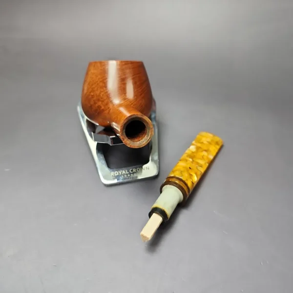 Savinelli Miele 344 KS Smooth Brandy Estate Briar Pipe, Italian Estates, 6mm - Image 13