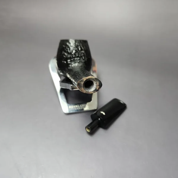 Caminetto Sandblasted Oval Shank Apple Estate Briar Pipe, Italian Estates - Image 13