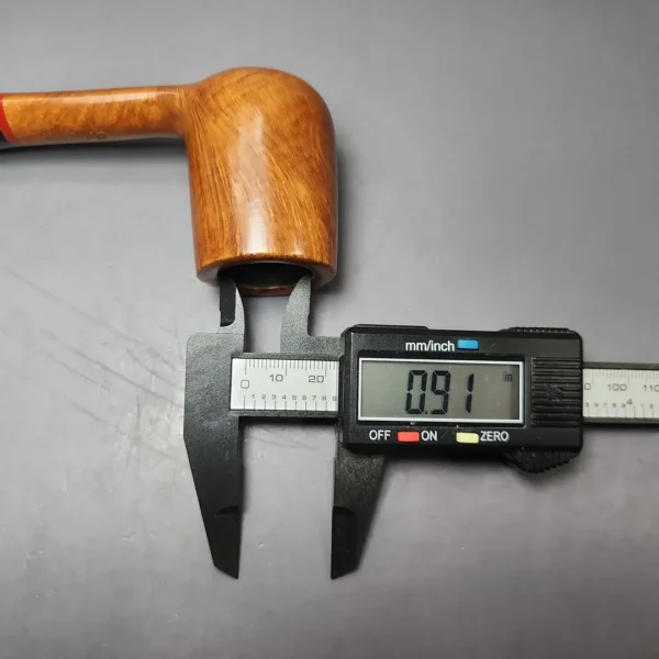 Edward's XL Smooth Lumberman w/ Acrylic Estate Briar Pipe, American Estates - Image 12