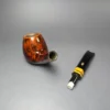 Chacom Pipe of the Year 1999 Smooth Hex Shank Apple Estate Briar Pipe, Unsmoked, 9mm - Image 13