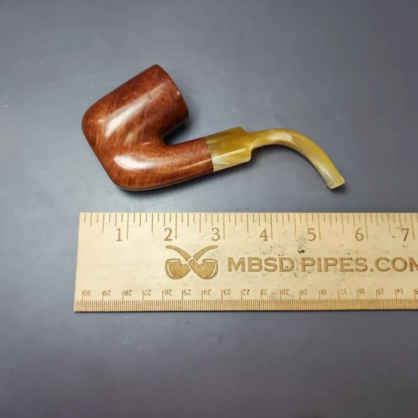 Savinelli Oscar Lucite 604 KS Smooth Oom Paul Estate Briar Pipe, Italian Estates - Image 13