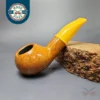 Savinelli Mini Yellow 321 Smooth Author Estate Briar Pipe, Unsmoked, 6mm
