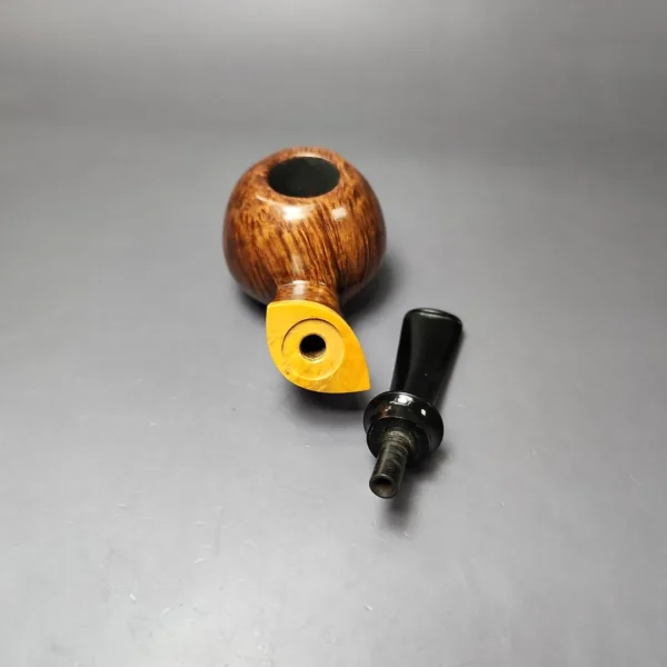 Massimo Damini Smooth Asymmetric Blowfish w/ Boxwood Estate Briar Pipe, Unsmoked - Image 13