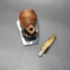 Ropp Vintage Stout Sandblasted Bulldog Estate Briar Pipe, Unsmoked - Image 13