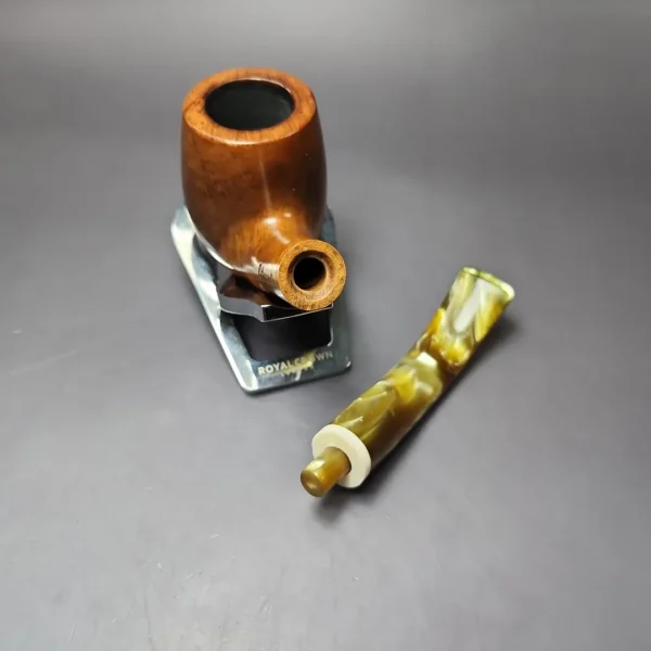 Edward's Smooth Bent Billiard Estate Briar Pipe, American Estates - Image 14