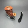 Rinaldo Lithos YY Megas Magnum Rusticated Calabash Estate Briar Pipe, Unsmoked - Image 13