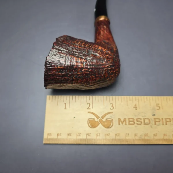 Bonfiglioli 2022 Free Form Sandblasted Dublin Estate Briar Pipe, Unsmoked - Image 13