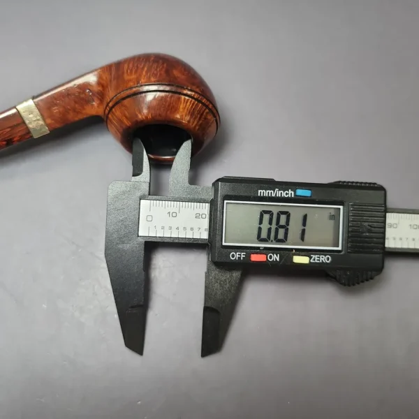 Dunhill 1990 Chestnut 3108 Smooth Bulldog w/ 9kt Gold Estate Briar Pipe, English Estates - Image 13