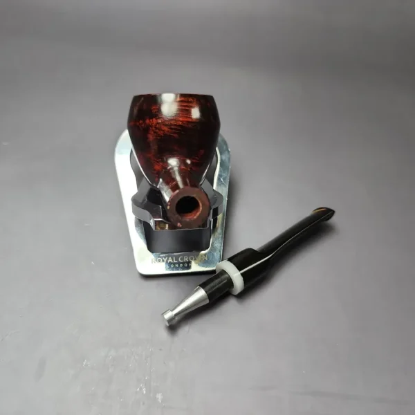 BBB Filter Deluxe D 7268 Smooth Rhodesian Estate Briar Pipe, Unsmoked, 6mm - Image 14