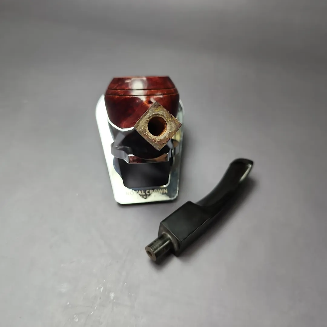 BBB Banker 56071 Smooth Bent Bulldog Estate Briar Pipe, Unsmoked - Image 15